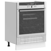 Ovenkast 60x46x81,5 cm bewerkt hout grijs sonoma eiken