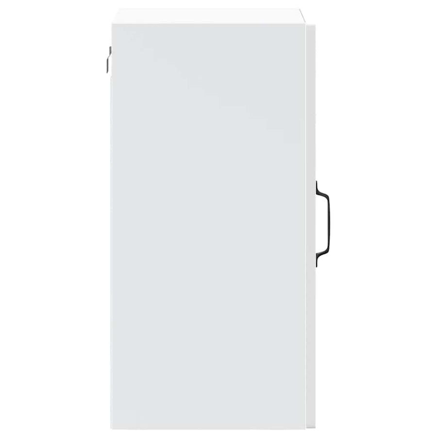 Keukenwandkast met glazen deur Porto wit