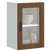 Keukenbovenkast 40x31x60 cm bruin eiken