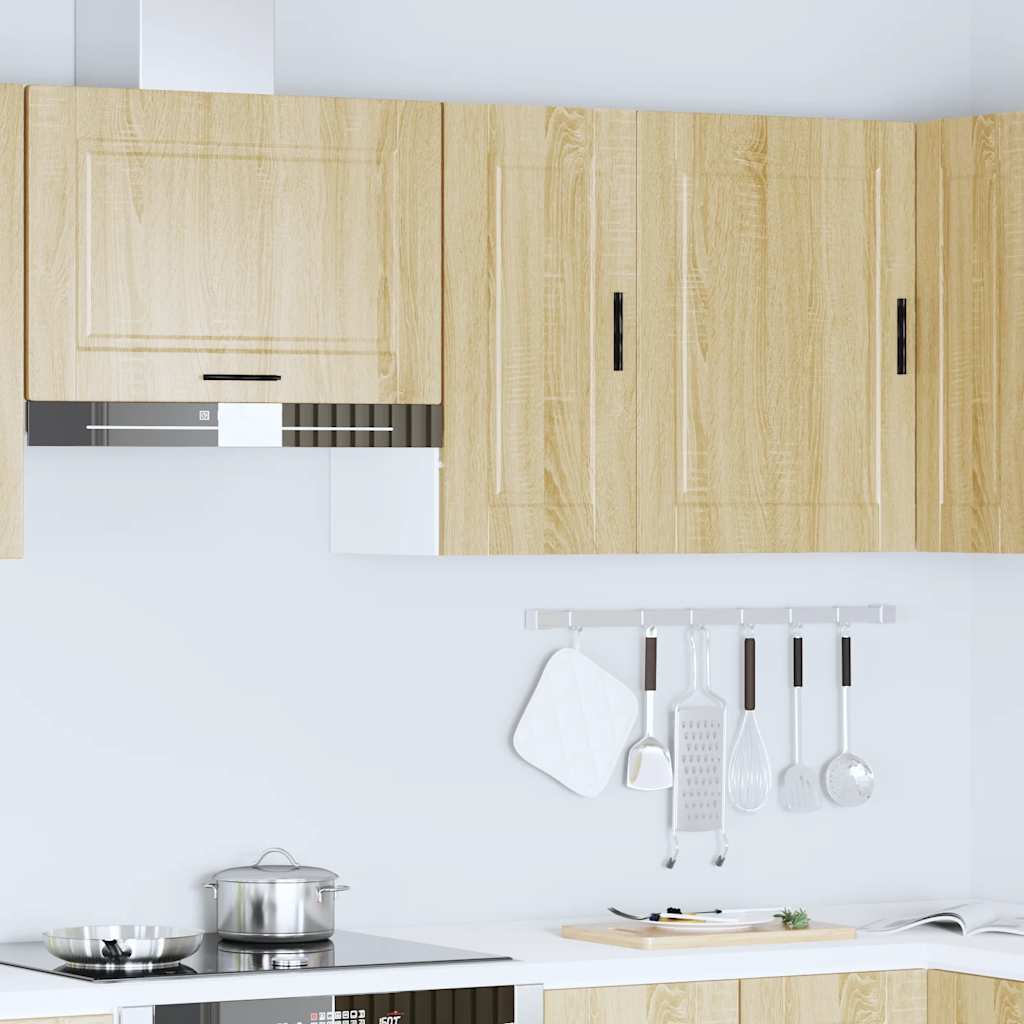 Keukenwandkast Porto bewerkt hout sonoma eikenkleurig