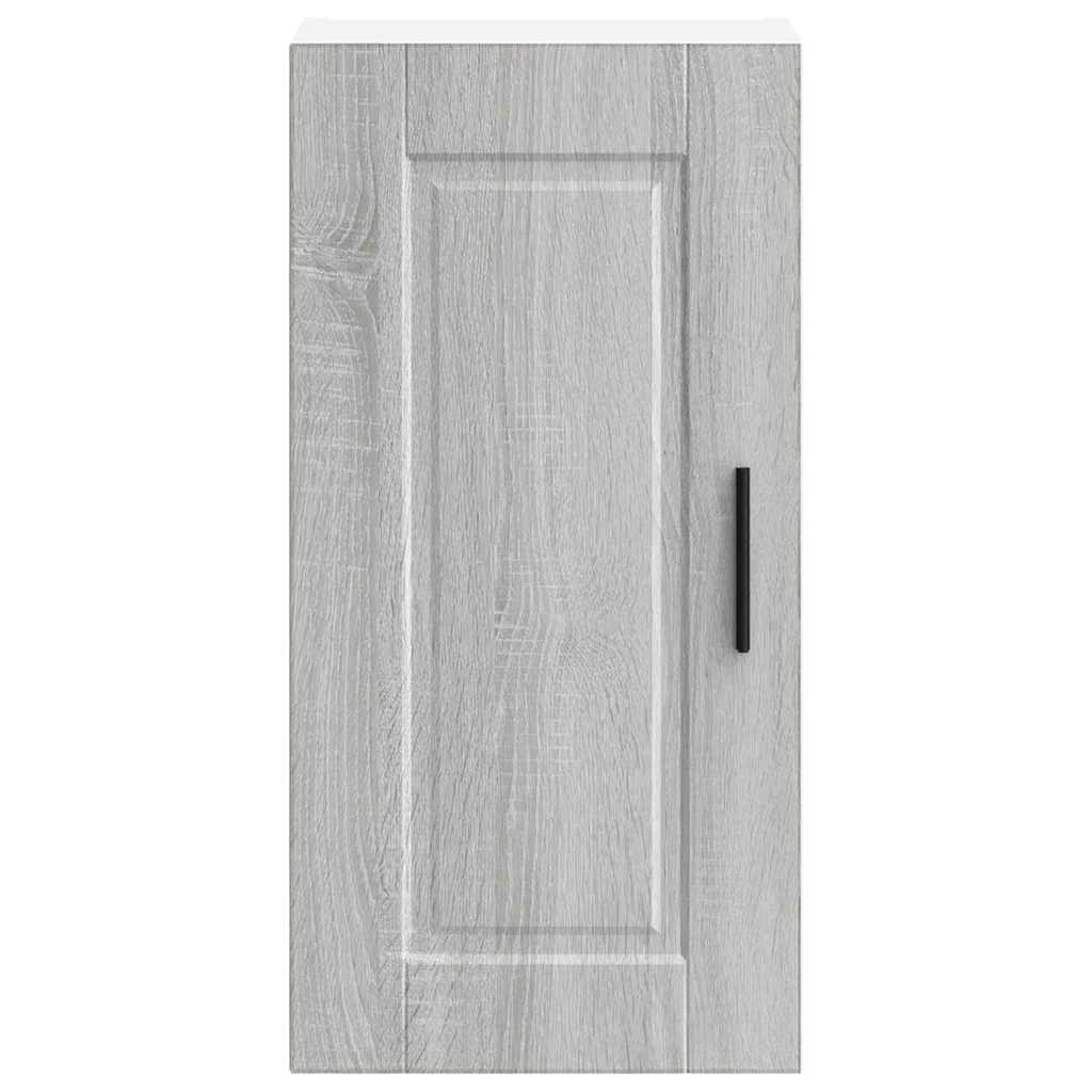 Keukenwandkast Porto bewerkt hout grijs sonoma eiken