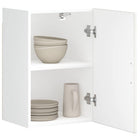 Keukenbovenkast Porto 40x31x60 cm hoogglans wit bewerkt hout