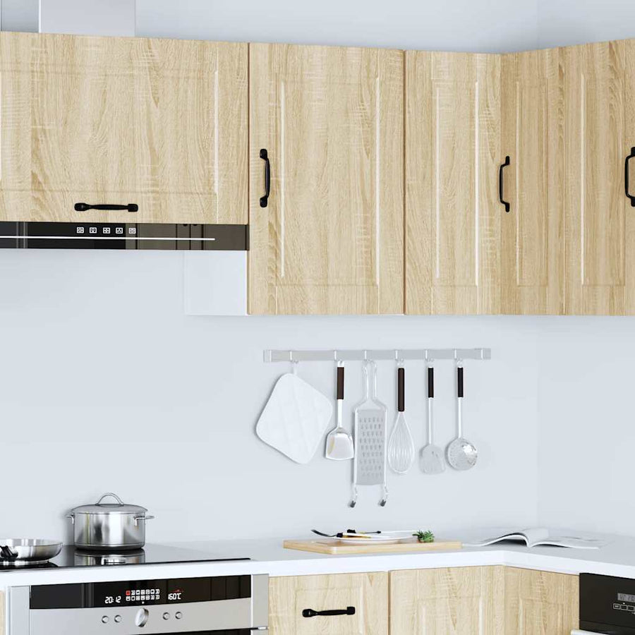 Keukenwandkast Porto bewerkt hout sonoma eikenkleurig