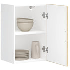 Keukenwandkast Porto 40x31x60 cm bewerkt hout sonoma eiken