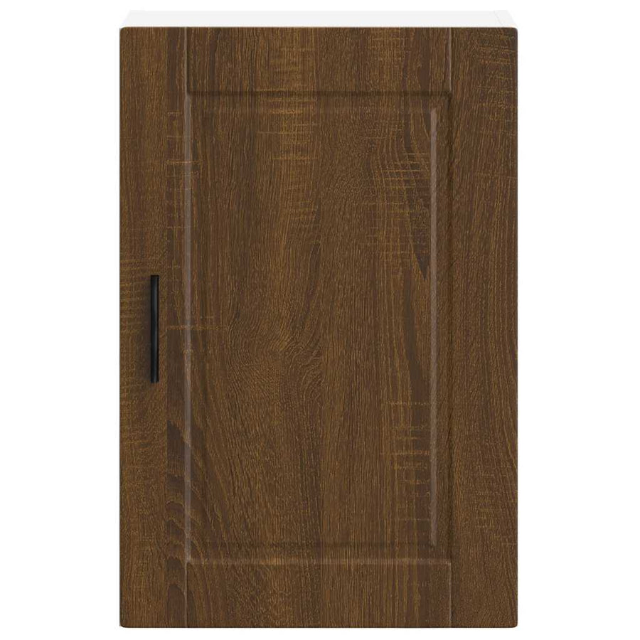 Keukenwandkast Porto bewerkt hout bruin eikenkleur
