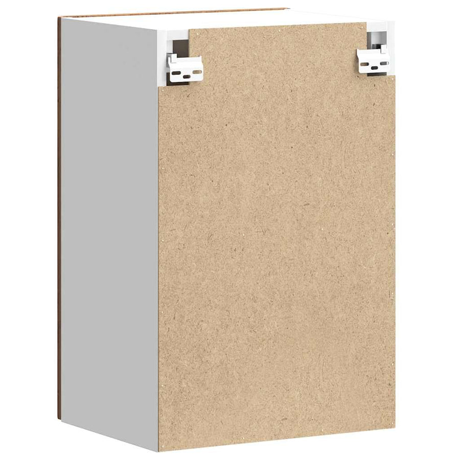 Keukenwandkast Porto bewerkt hout oud houtkleurig