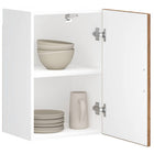 Keukenwandkast Porto 40x31x60 cm bewerkt hout oud houtkleurig