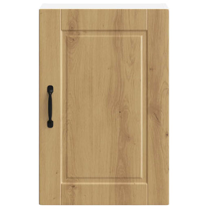 Keukenwandkast Porto bewerkt hout artisanaal eikenkleur