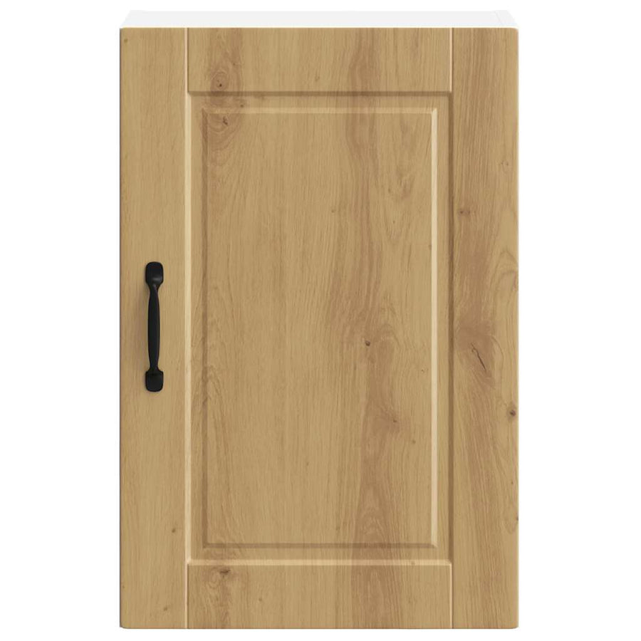 Keukenwandkast Porto bewerkt hout artisanaal eikenkleur