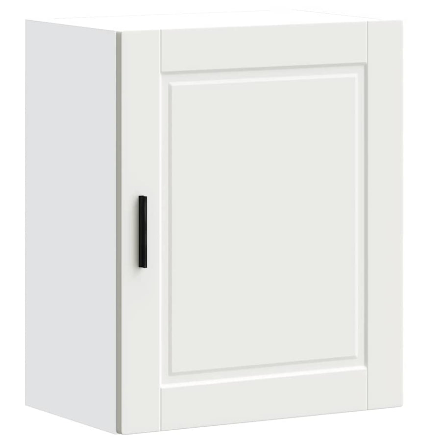 Keukenwandkasten 2 st Porto bewerkt hout wit