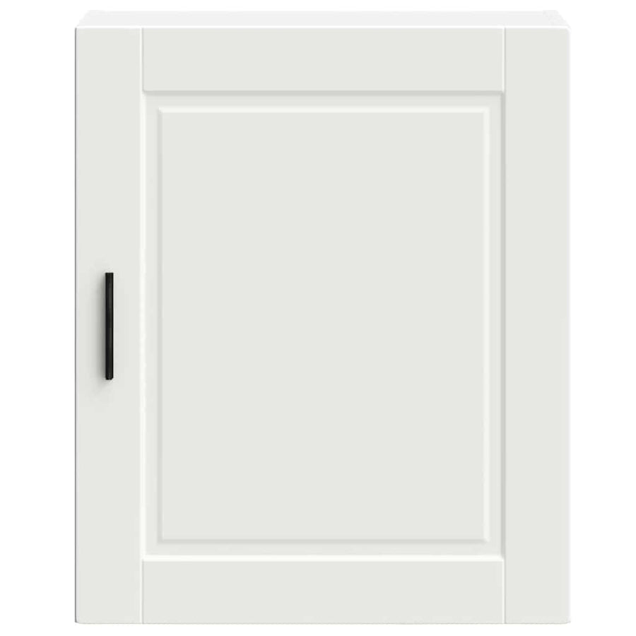 Keukenwandkasten 2 st Porto bewerkt hout wit