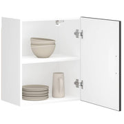 Keukenwandkast Porto 50x31x60 cm bewerkt hout zwart