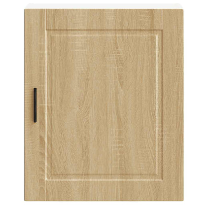 Keukenwandkasten 2 st Porto bewerkt hout sonoma eikenkleurig