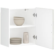 Keukenwandkasten 2 st Porto 50x31x60 cm betongrijs