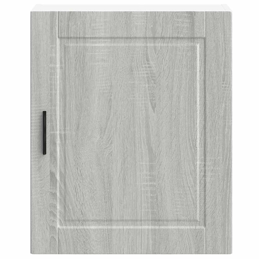 Keukenwandkast Porto bewerkt hout grijs sonoma eiken