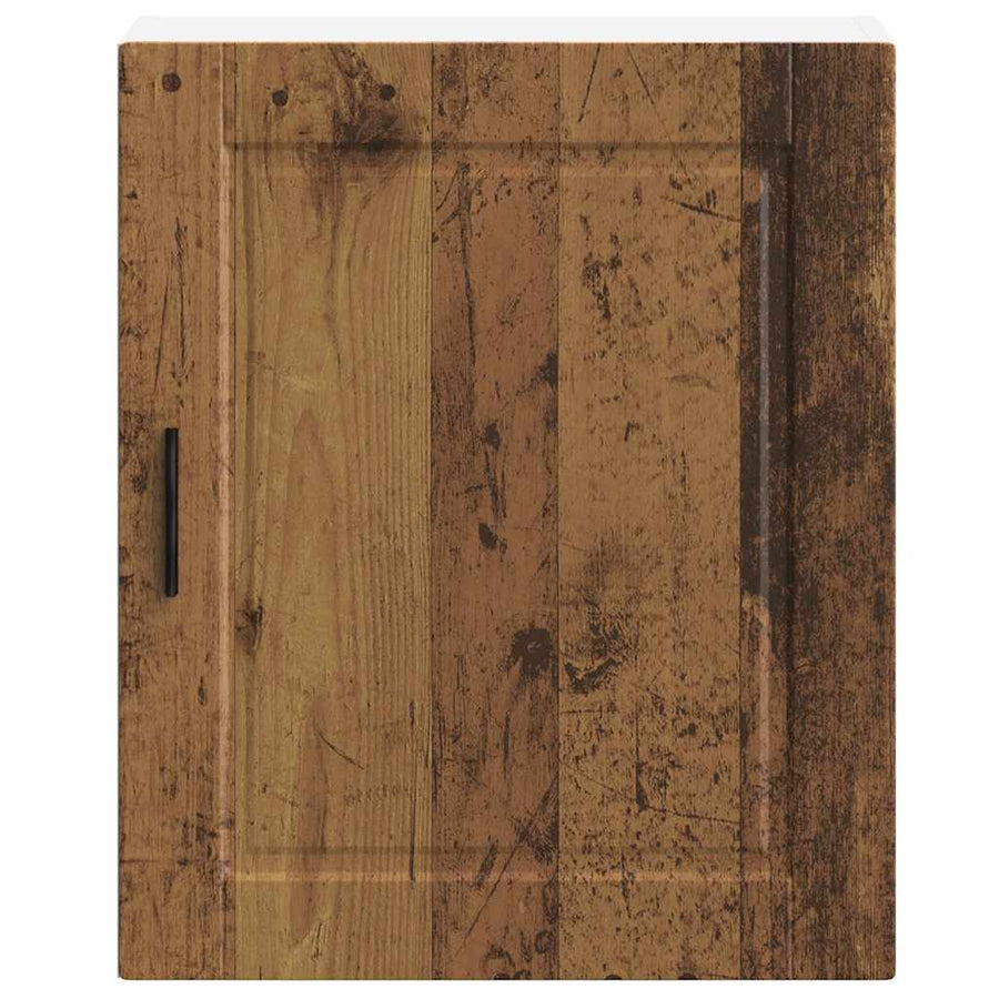 Keukenwandkast Porto bewerkt hout oud houtkleurig