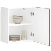 Keukenwandkast Porto 50x31x60 cm bewerkt hout oud houtkleurig
