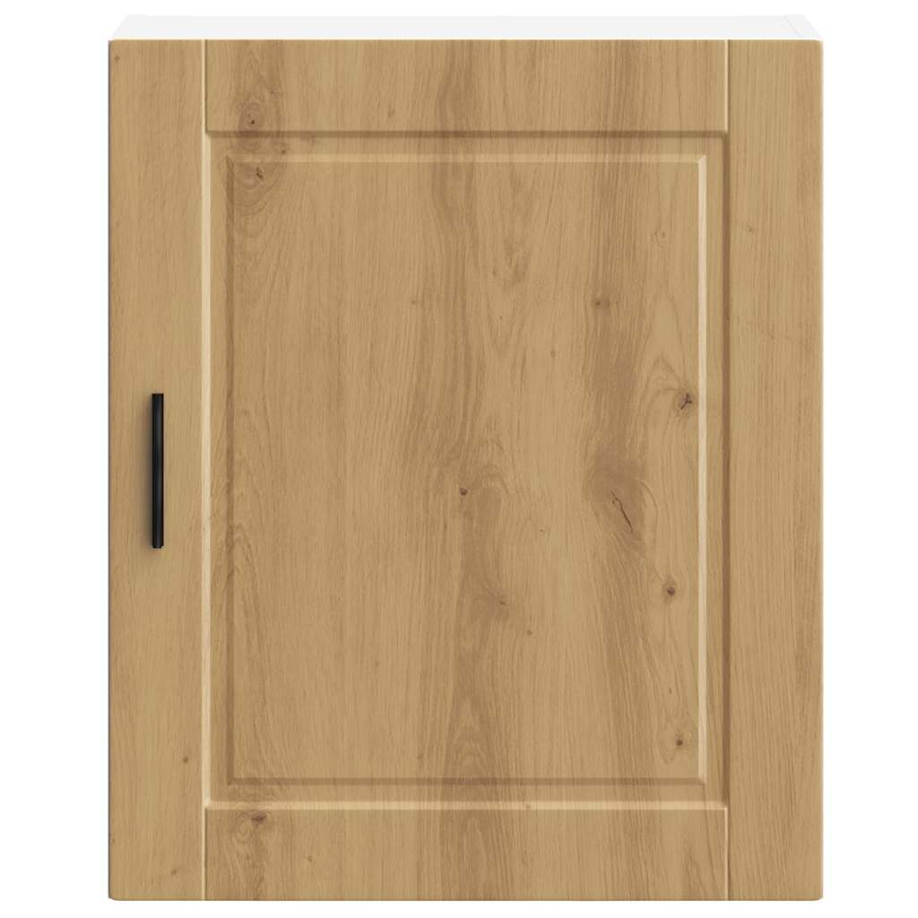 Keukenwandkast Porto bewerkt hout artisanaal eikenkleur