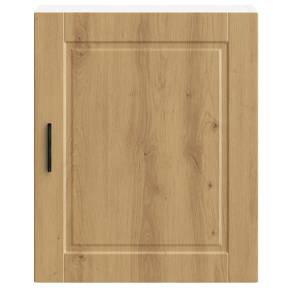 Keukenwandkasten 2 st Porto bewerkt hout artisanaal eikenkleur
