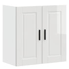 Keukenbovenkast Porto 60x31x60 cm hoogglans wit