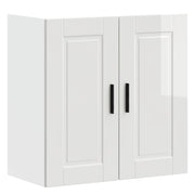 Porto kitchen wall cabinet treated wood high gloss white