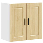 Porto kitchen wall cabinet treated wood Sonoma oak coloured