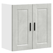 Wall cabinet Porto processed wood concrete grey