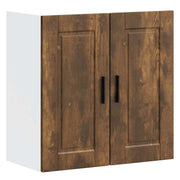 Porto wall unit distressed smoked oak effect