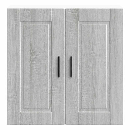 Keukenwandkast Porto bewerkt hout grijs sonoma eiken