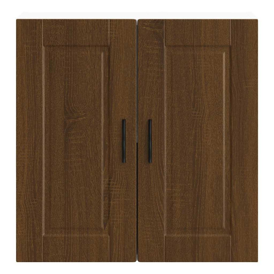 Keukenwandkast Porto bewerkt hout bruin eikenkleur