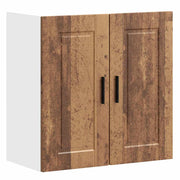 Porto kitchen wall unit treated old wood look