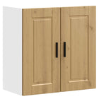 Keukenbovenkast Porto 60x31x60 cm bewerkt hout eiken