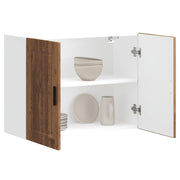 Keukenwandkast Porto 80x31x60 cm bewerkt hout