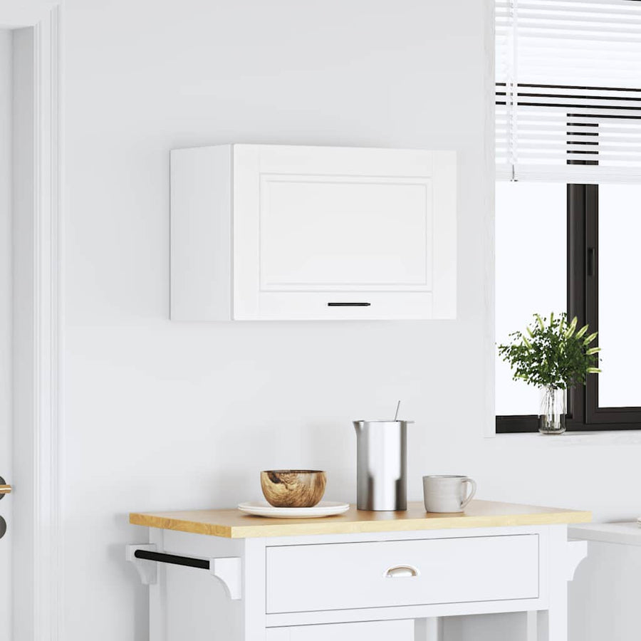Keukenwandkast Porto bewerkt hout wit
