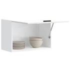 Porto kitchen wall cabinet treated wood high gloss white