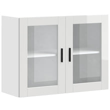 Keukenwandkast met glazen deur Porto hoogglans wit