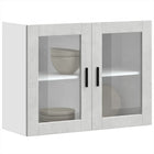 Keukenwandkast Porto 80x31x60 cm betongrijs