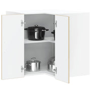 Keuken hoekkast 57x57x60 cm bewerkt hout sonoma eiken