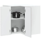 Keuken hoekkast bewerkt hout grijs sonoma eiken 57x57x60 cm