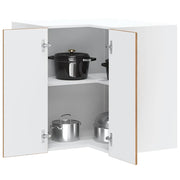 Keuken hoekkast 57x57x60 cm bewerkt hout oud houtkleurig