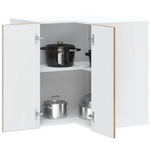 Keuken hoekkast "Porto" bewerkt hout oud houtkleurig