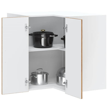 Keuken hoekkast "Porto" bewerkt hout oud houtkleurig