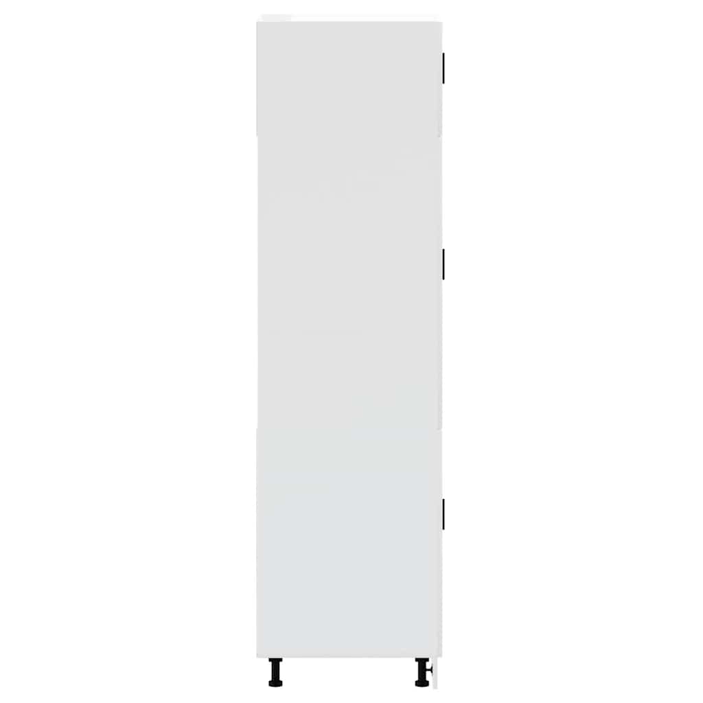 Keukenkast Porto bewerkt hout wit