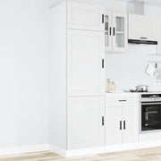 Kitchen cabinet Porto processed wood white