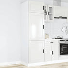 Keukenkast Porto 60x57x207 cm bewerkt hout hoogglans wit