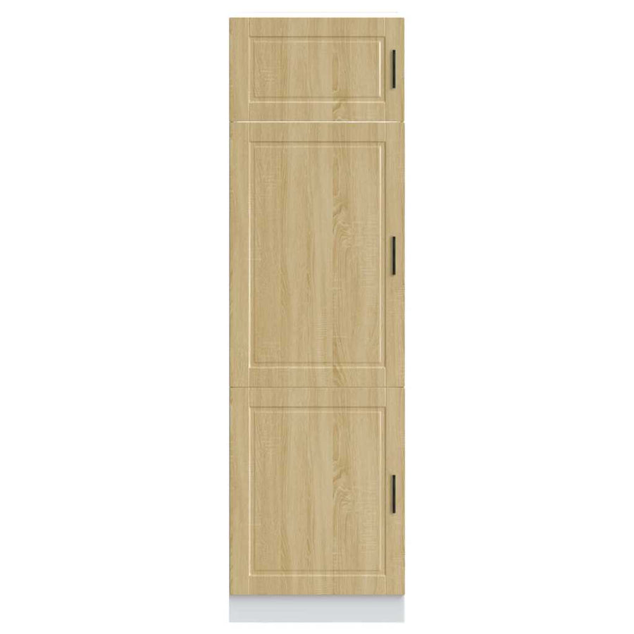 Keukenkast Porto bewerkt hout sonoma eikenkleurig