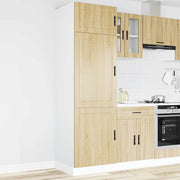 Kitchen cabinet Porto processed wood Sonoma oak color