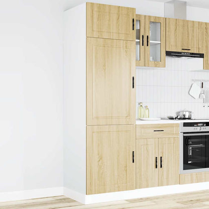 Keukenkast Porto bewerkt hout sonoma eikenkleurig