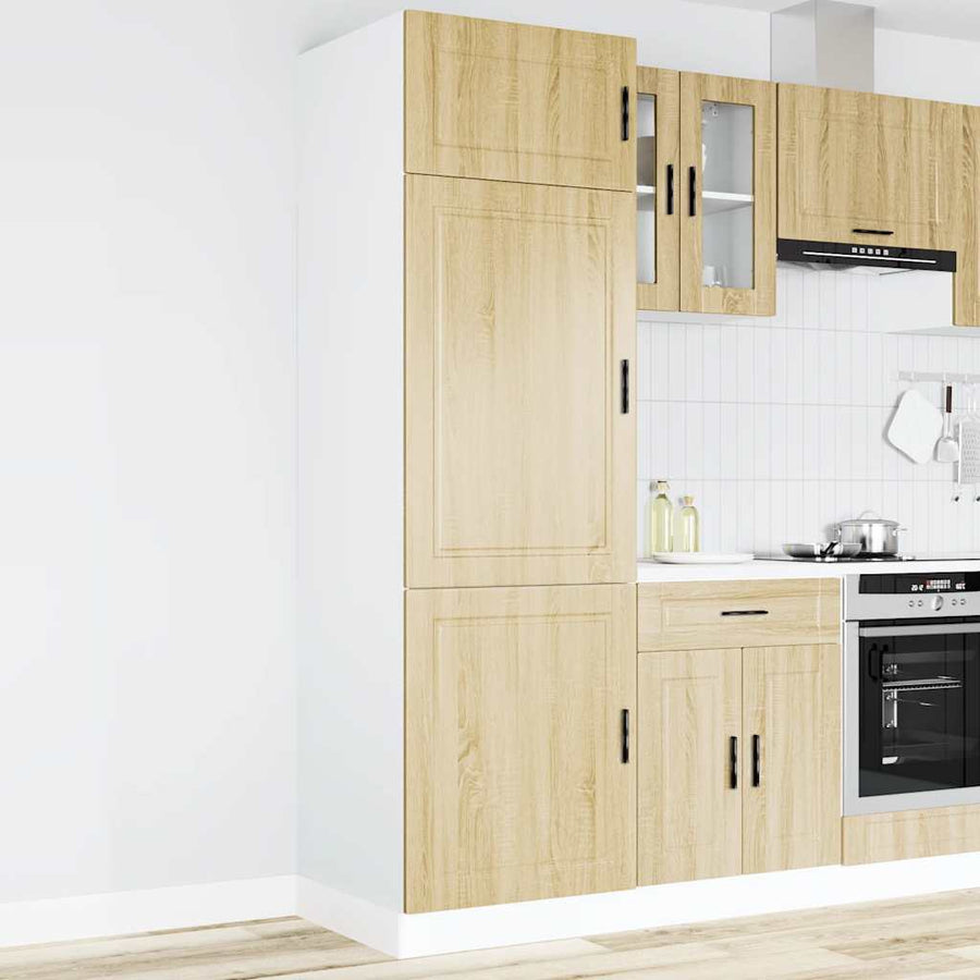 Keukenkast Porto bewerkt hout sonoma eikenkleurig
