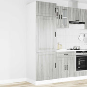 Kitchen cabinet Porto processed wood grey sonoma oak